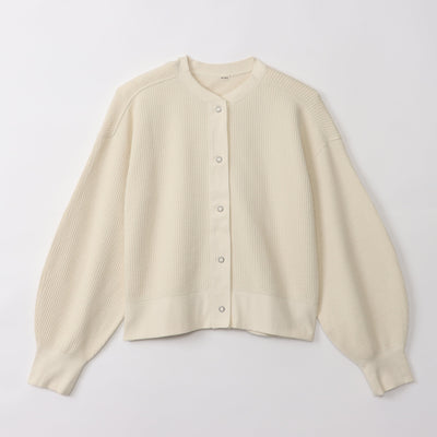 ラゲットリブ カットソー カーディガン ニットアップ