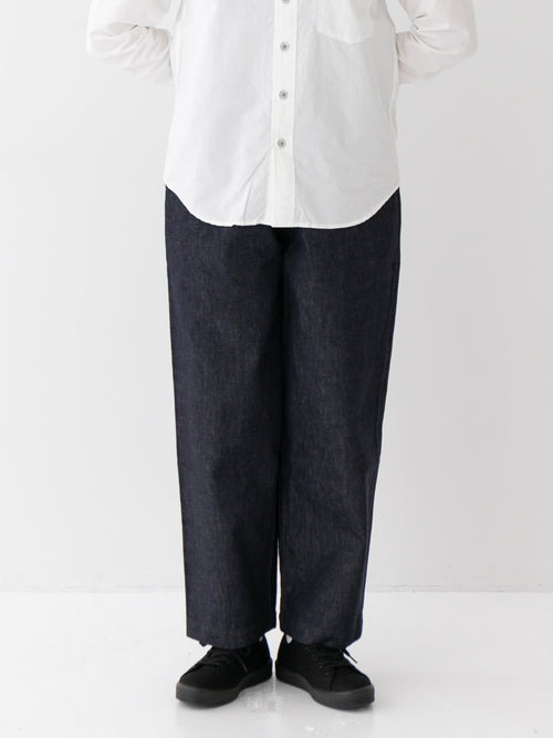 RINEN 10oz Knot Indigo Denim Relaxed Pants R47710 05 Navy
