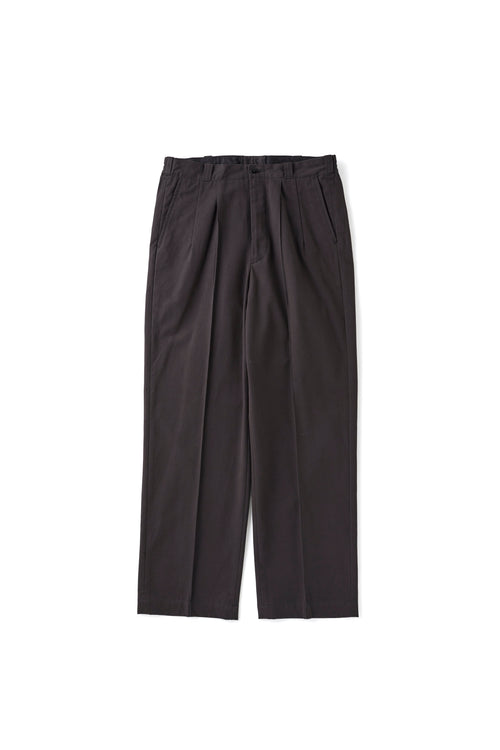OLD JOE BRAND FRONT TUCK ARMY TROUSER BLACK