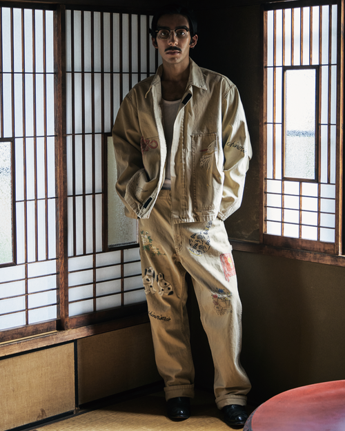 Work of Art Kendai / DUCK JACKET AGED WASH