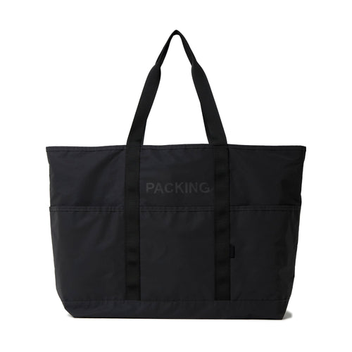 PACKING BLACK REFLECTIVE TOTE PA-059