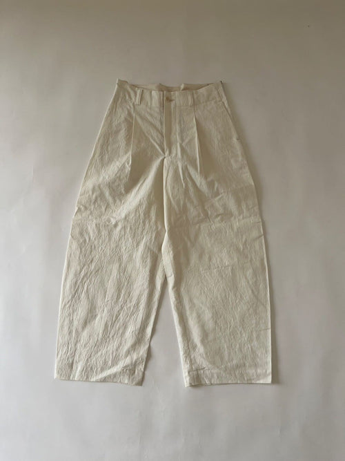 Handwerker HW Wide Trousers ハンドベーカーワイドトラウザース 001501 OFF WHITE