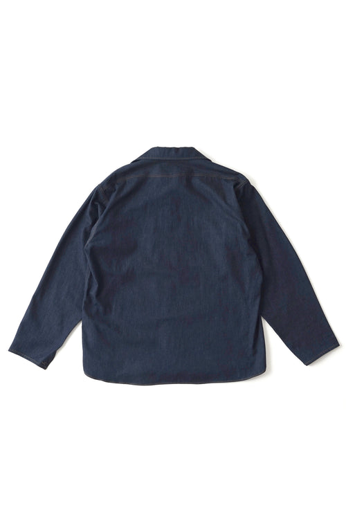 OLD JOE BRAND CAMP COLLAR MARINE SHIRTS Long-Sleeve 261OJ-SH05 INDIGO