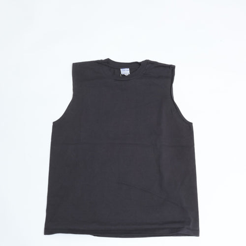 WALLA WALLA SPORT/ 9oz TUBE SLEEVELESS TEE USED BLACK