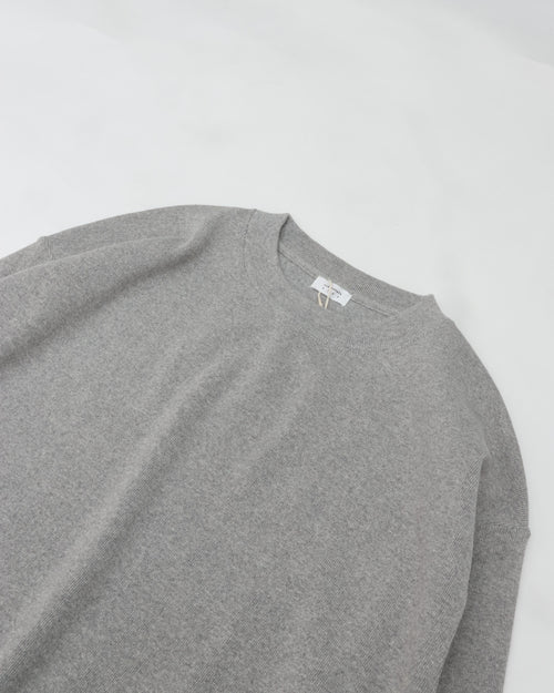 crepuscule Co Rib Sweat P/O 2603-004 GRAY