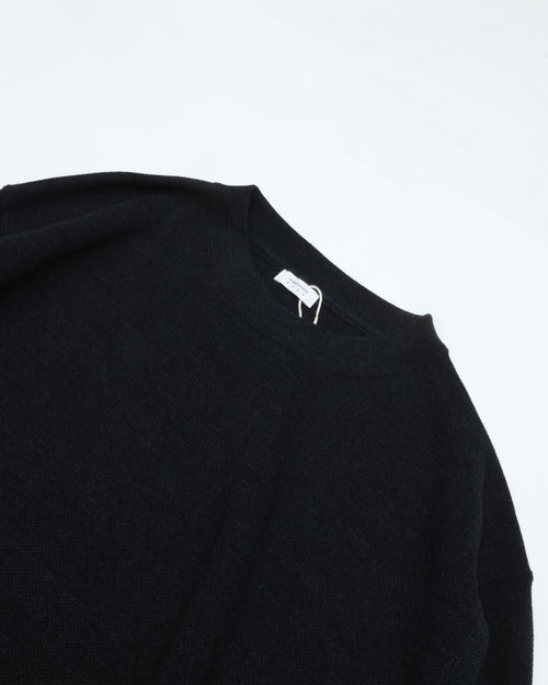 crepuscule Co/Wo Moss Stitch P/O 2603-001 BLACK