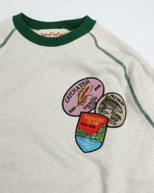 Work of Art Kendai Raglan Sweat Pullover NATURAL