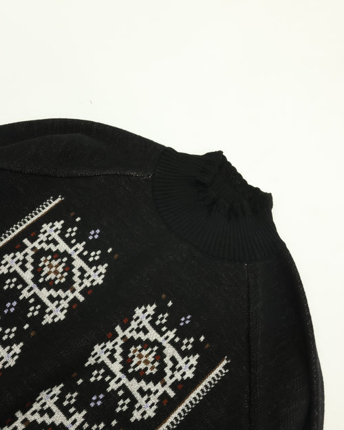 ASEEDONCLOUD Memories pull on knit 262807 BLACK
