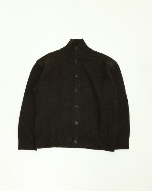 ASEEDONCLOUD Okunensha Cardigan 262803 DARK BROWN