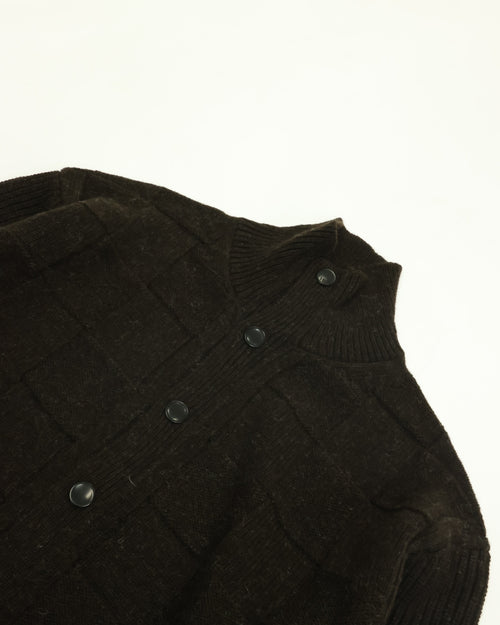 ASEEDONCLOUD Okunensha Cardigan 262803 DARK BROWN