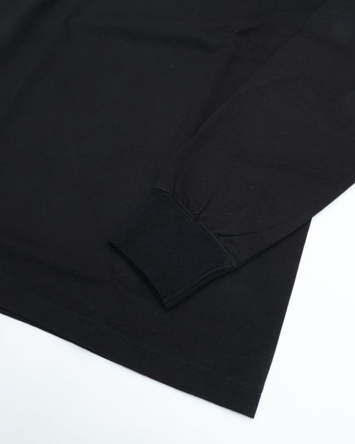Yonetomi NEW BASIC T-SHIRT 〈LONG SLEEVE〉 BLACK