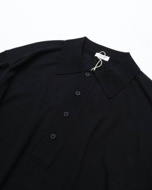 crepuscule S/S Polo BLACK