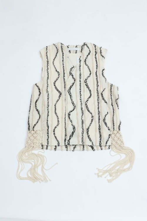 ASEEDONCLOUD Windcatcher vest 261702Off white