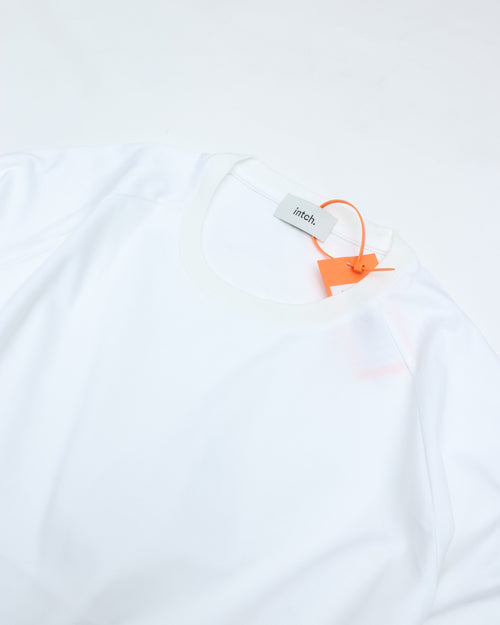 intch. "Prem CH" Maharani Cotton Crew-neck T-Shirts inch "Prem CH" Maharani Cotton Crew-neck T-Shirt WHITE