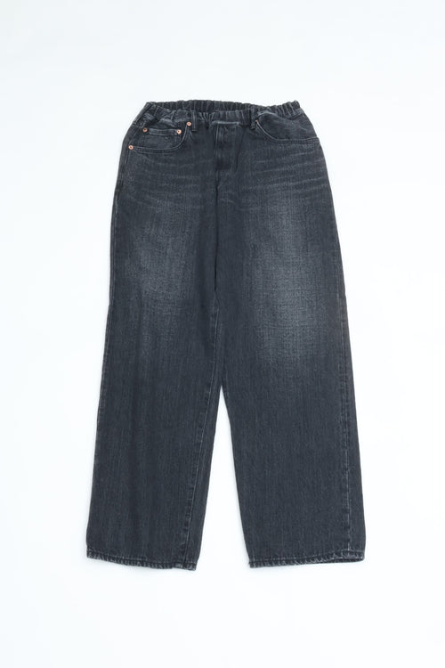 YOKO SAKAMOTO 5POCKET EASY PANTS Fade Black