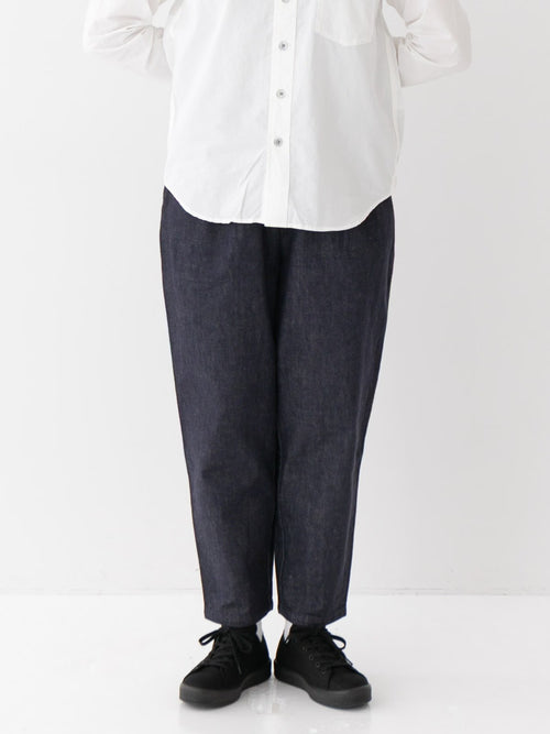 RINEN 10oz Knot Indigo Denim Tapered Pants R47709 05 Navy
