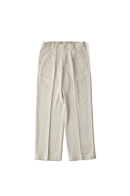 OLD JOE BRAND FRONT TUCK ARMY TROUSER - 261OJ-PT09 IVORY
