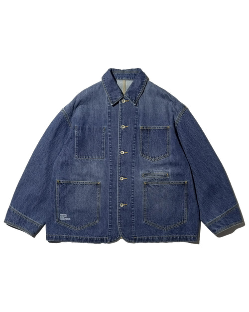 FreshService CORPORATE DENIM ENGINEER JACKET DARK WASH