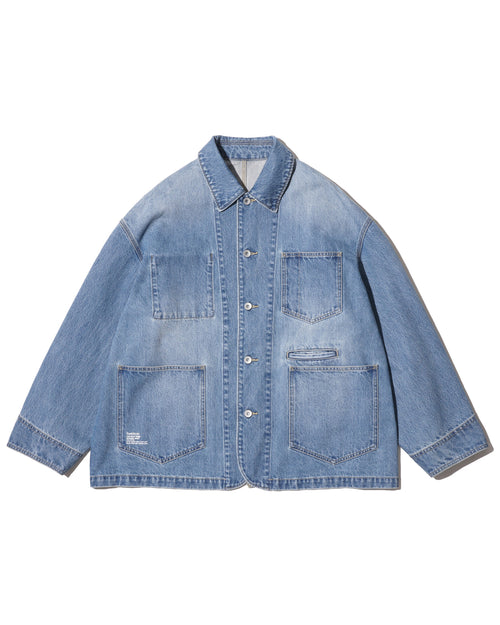 FreshService CORPORATE DENIM ENGINEER JACKET LIGHT WASH