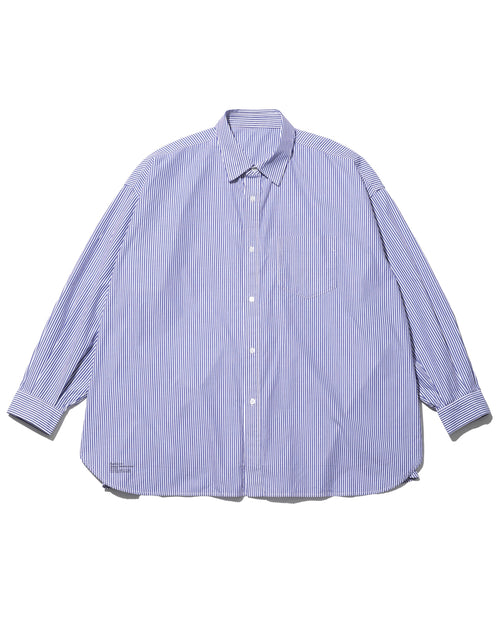 FreshService CORPORATE UNIFORM L/S SHIRT BLUE STRIPE