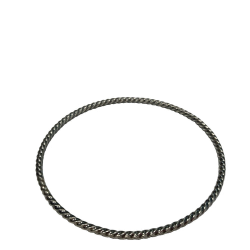 FIRST AMERICAN TRADERS / Sterling Silver Bangle OA