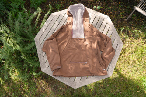 NOROLL SUGARI MESH ANORAK BROWN