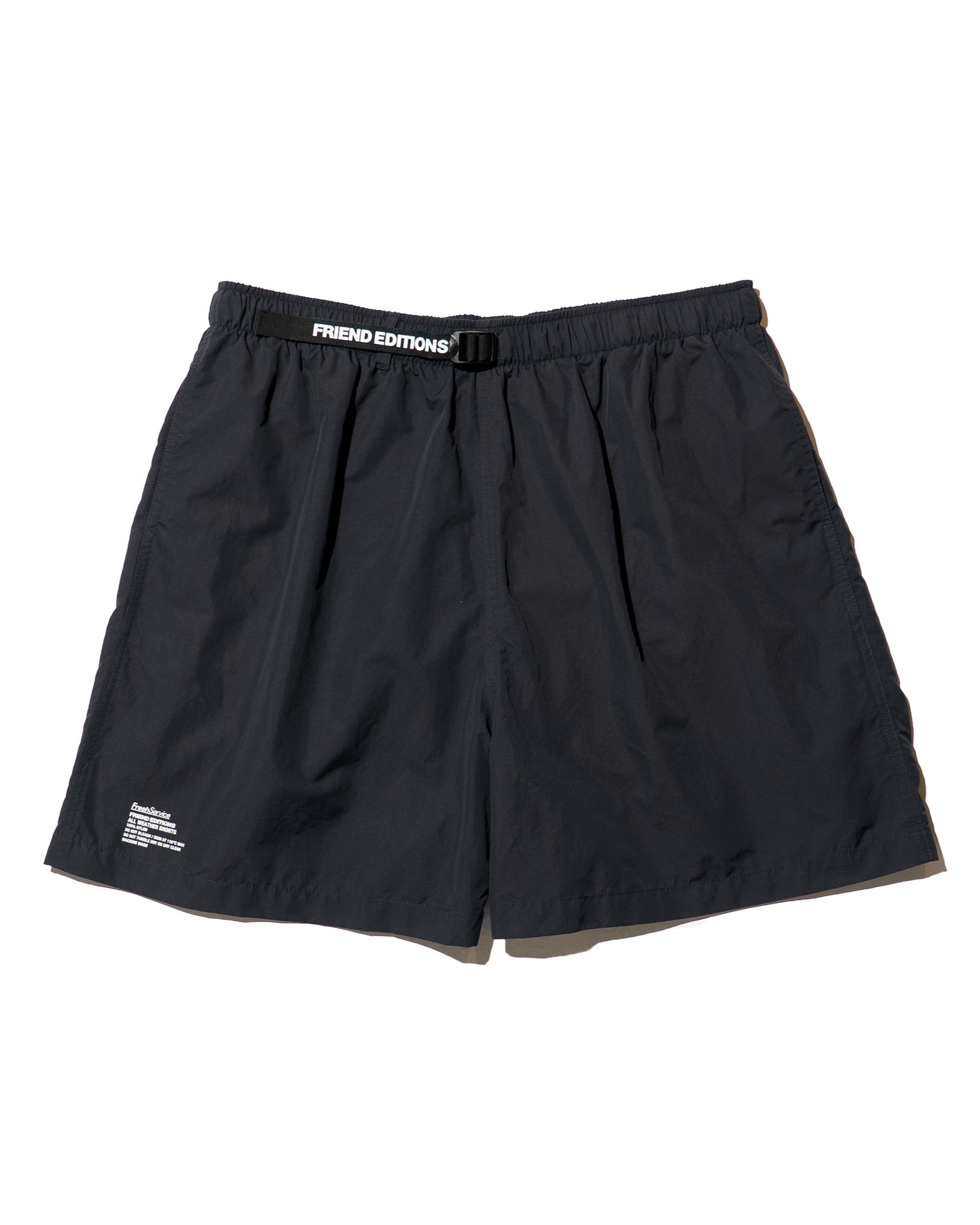 FreshService FRIEND EDITIONS ALL WEATHER SHORTS BLACK – CASDAY