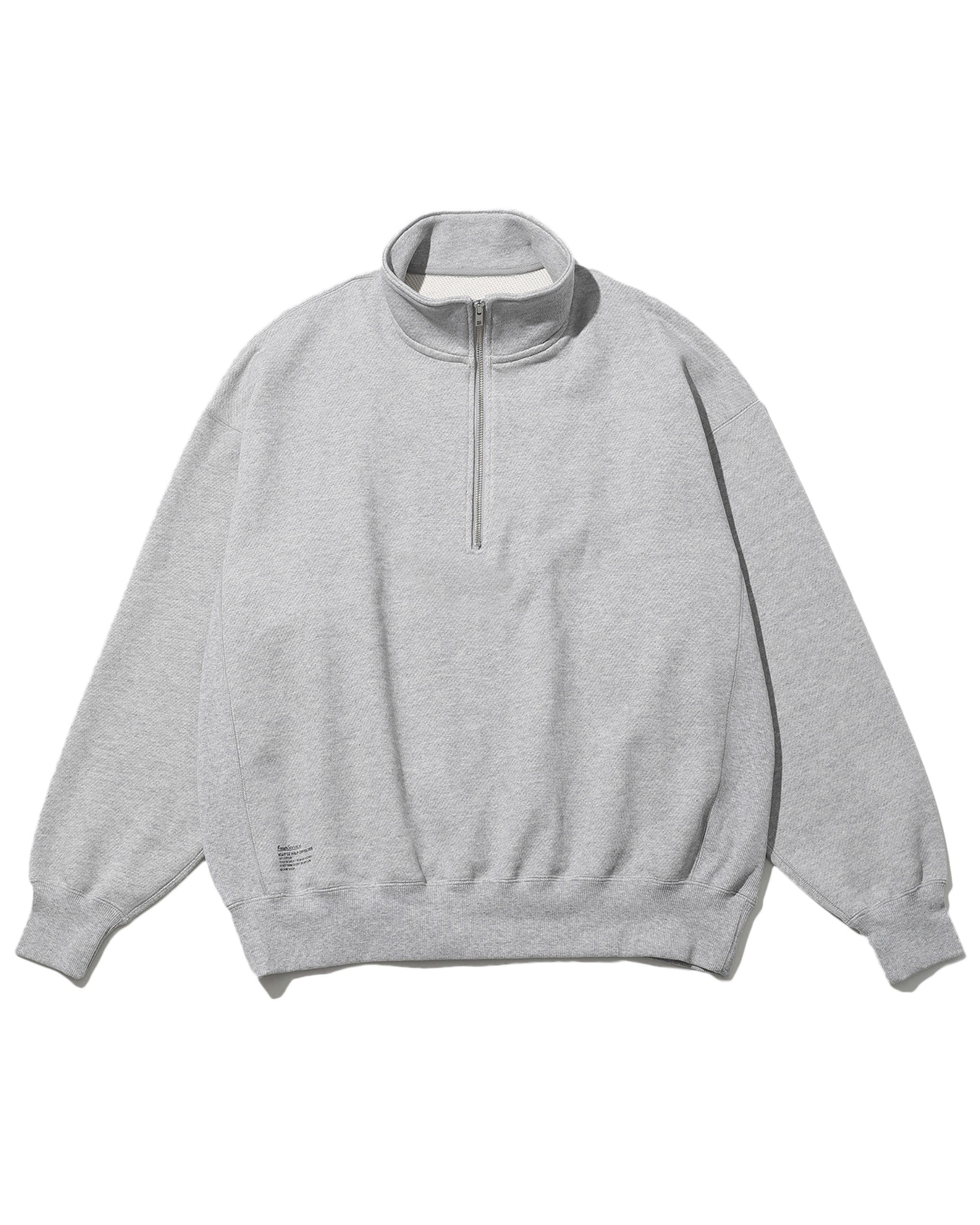 FreshService HEAVY OZ HALF ZIP PULLOVER H.GRAY – CASDAY