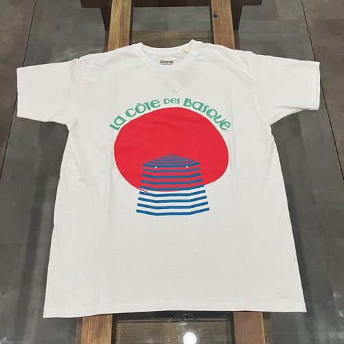 Le bonjour surf / T-shirt S SLV a Tent print
