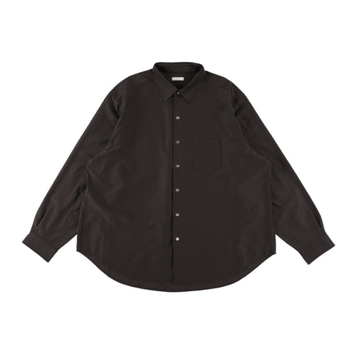 KANEMASA PHIL 36G Wool Atmosphere Shirt No.KM26A-035 BROWN