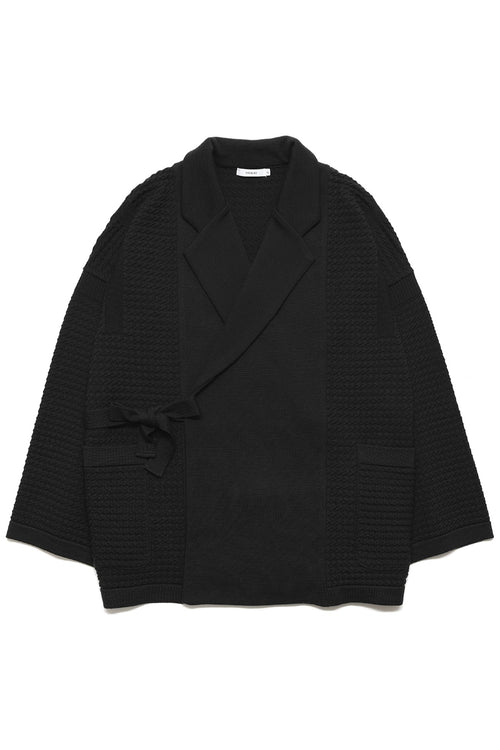 YASHIKI Akiugumo Knit Jacket (Qiugumo) YSK-26AW-KN07 BLACK