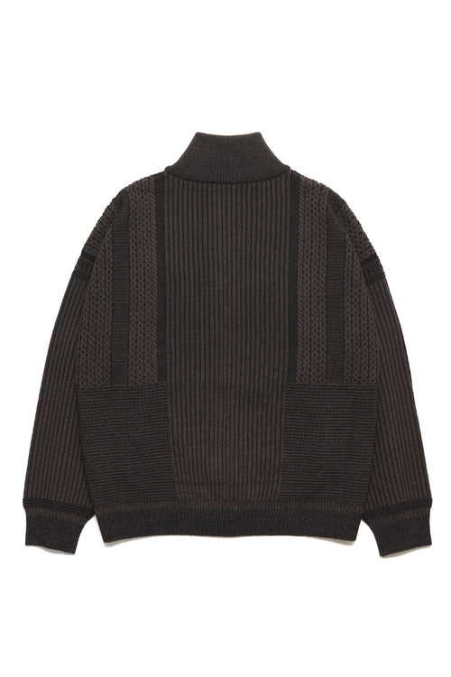 YASHIKI Akiiro Drivers Knit (Autumn Colors) YSK-26AW-KN09 BROWN