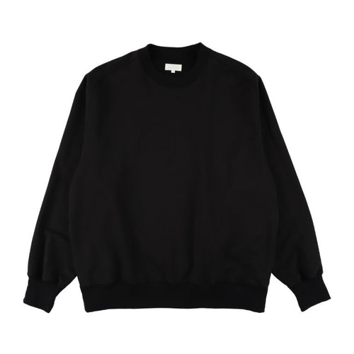 KANEMASA PHIL 36G Fine Sweat Freedom Sleeve Pullover BLACK DYE