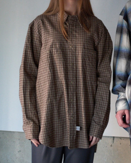 Marvine Pontiak Shirt Makers Military SH Moss*Brown ch