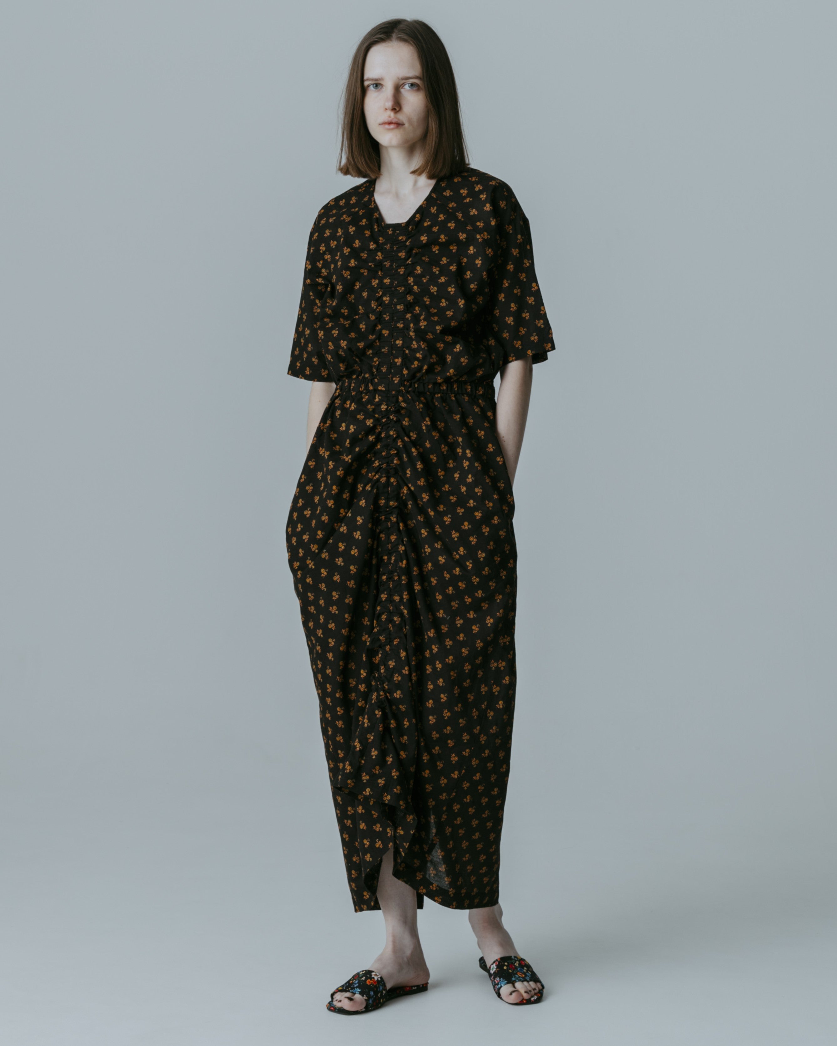 MEYAME PRINT SUMMER DRESS MEY-2420 BLACK – CASDAY / キャスデイ