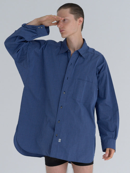 Marvine Pontiak Shirt Makers NewOrder SH NAVY BLUE