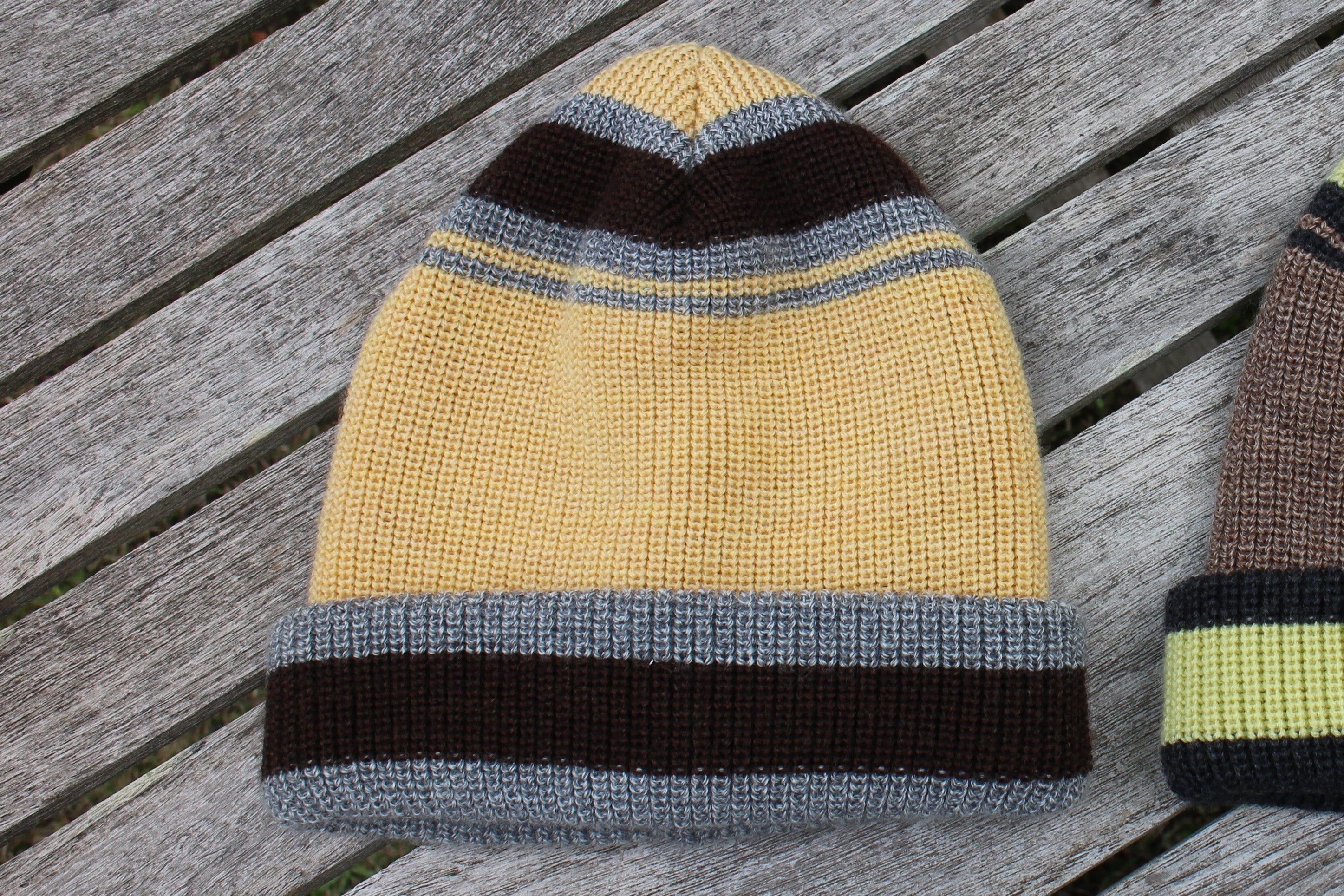 帽子 NOROLL CONFECTION BEANIE CREAM YELLOW NOROLL CONFECTION BEANIE CREAM YELLOW – CASDAY / キャスデイ