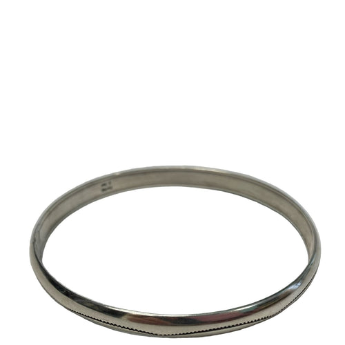 FIRST AMERICAN TRADERS / Sterling Silver Bangle OD
