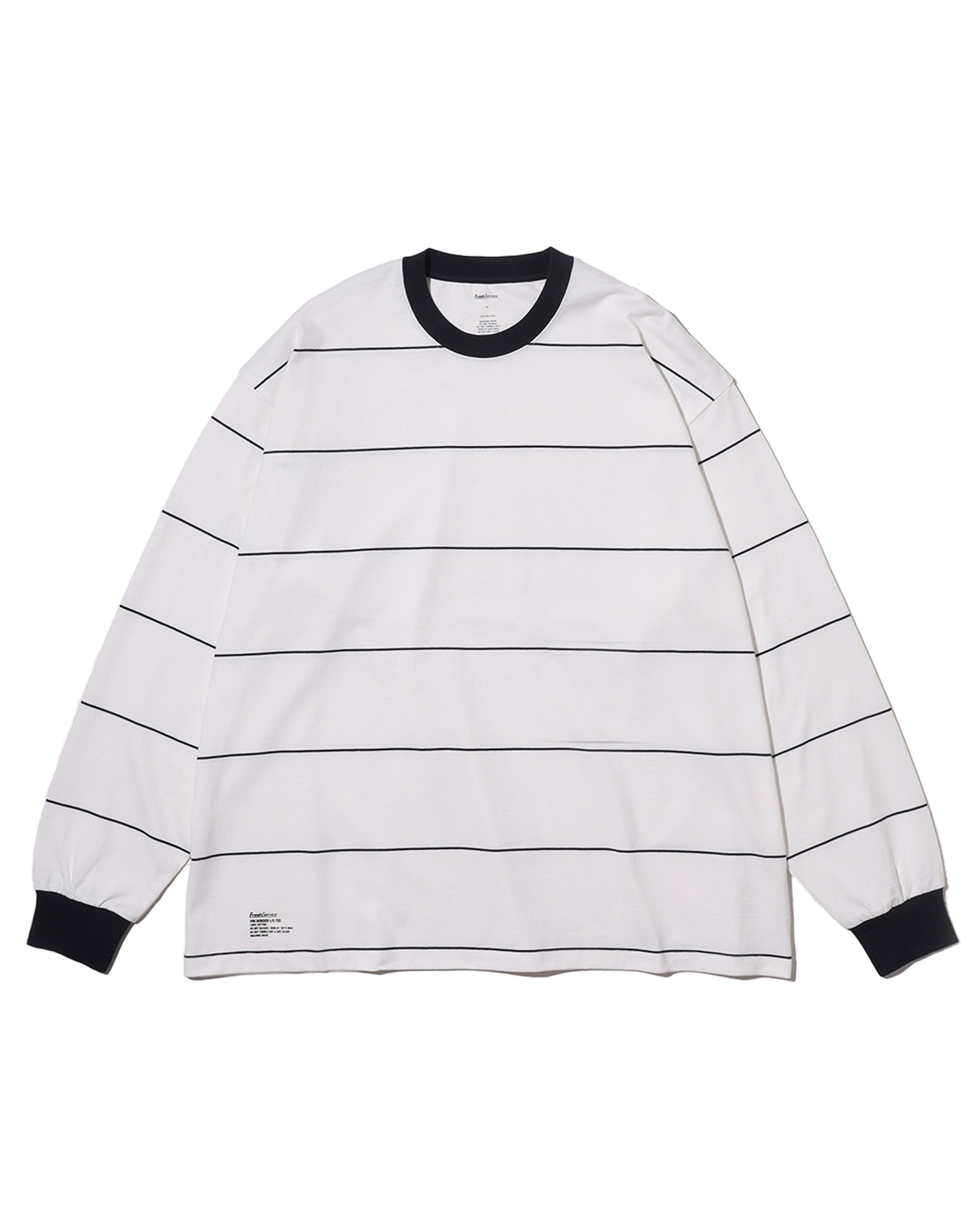FreshService PIN BORDER L/S TEE WHITE*NAVY – CASDAY / キャスデイ