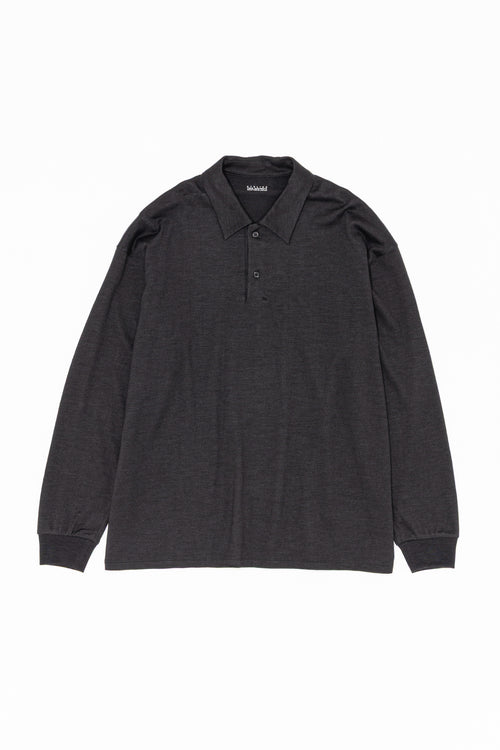 YOKO SAKAMOTO POLO BLACK YS-26AW-95