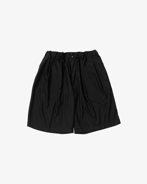 Sillage circular short pants black stripe