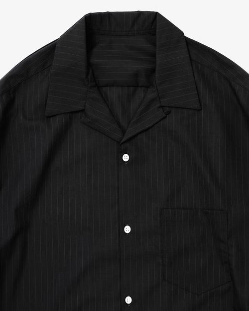 Sillage re-engineered overshirt black stripe