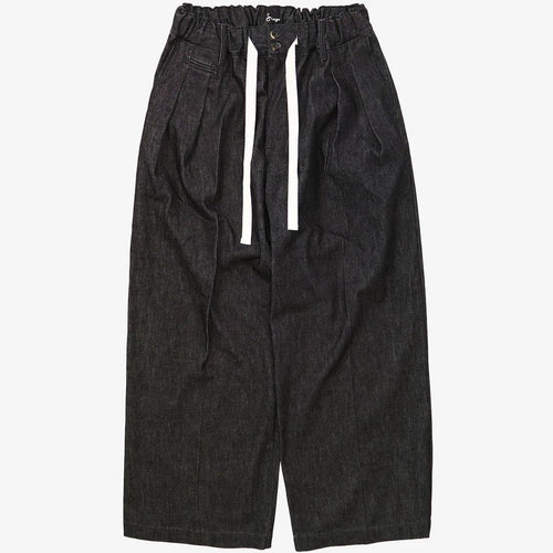 Sillage hakama pants black denim one wash