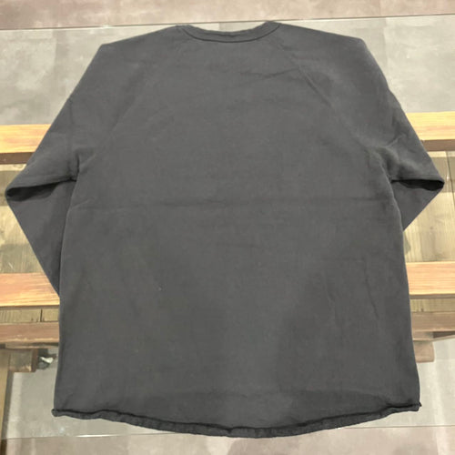 WALLA WALLA SPORT / 13oz CREW SWEAT SHIRT USED BLACK