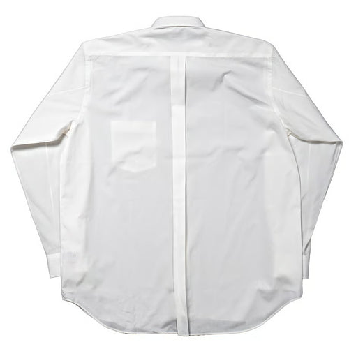 WORKERS BOX SHIRT, White poplin