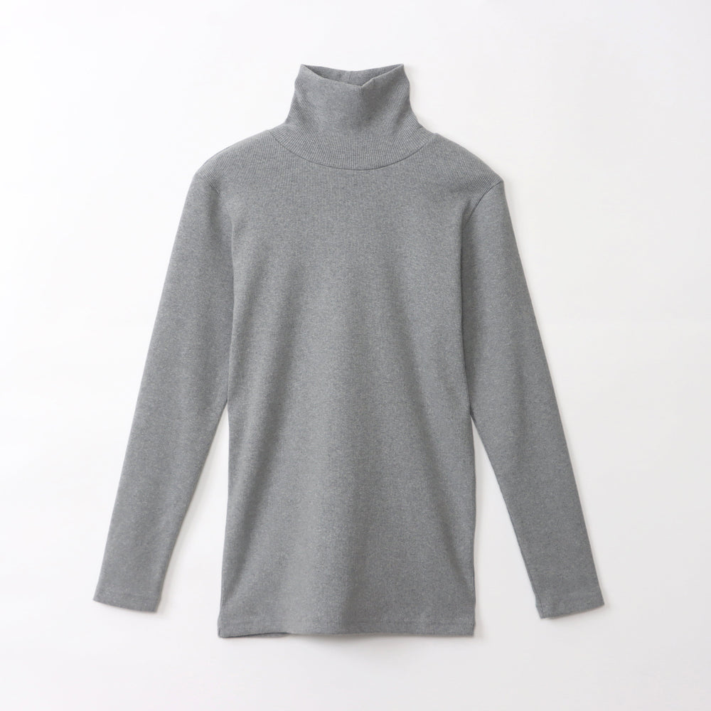 Heavy Ribbed Turtleneck Pullover 