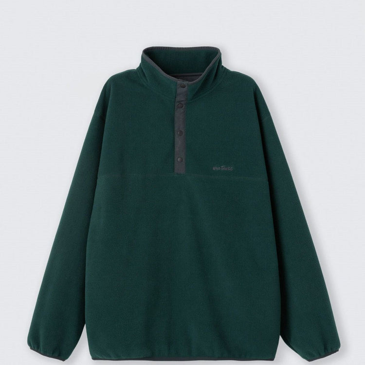 WILD THINGS / Grid Fleece Pullover Jacket