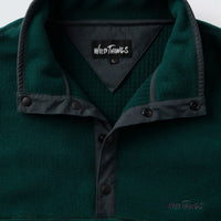 WILD THINGS / Grid Fleece Pullover Jacket