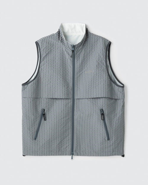 WILD THINGS / ゲッコーリバーシブルベスト GECKO REVERSIBLE VEST GREY