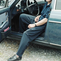 COOHEM / LINKS CHECK KNIT PULLOVER ECRU